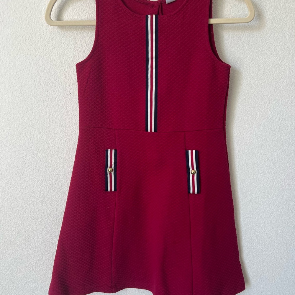 Janie and Jack Red Sleeveless Dress